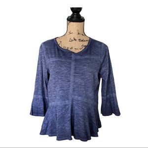 Free People Intimately Burnout Bleach Top Sz Small